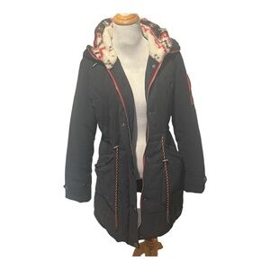 Women's Black Hooded Jacket